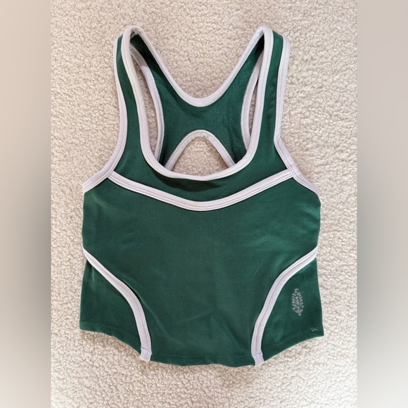 FP Movement Green Workout Top - Picture 1 of 3
